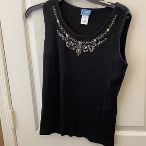 FINAL MARKDOWN Classic Elements Decorative Ribbed Tank (L)